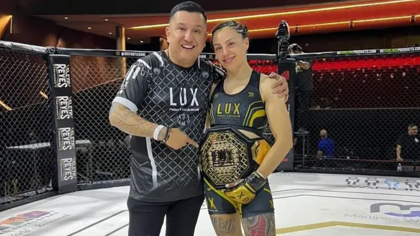 MMA: Victoria Alba se convirtió en la primera campeona Mosca de LUX Fight League