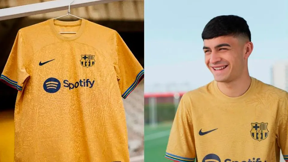 Barcelona: Barça presentó segundo uniforme en tono 'oro' que conmemora los JO de 1992