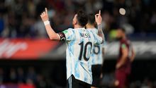 Argentina: Goleó a Venezuela con una diana de Messi