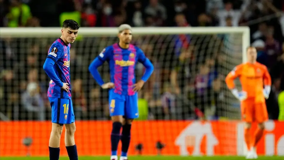 Barcelona: Pedri salió lesionado en derrota vs el Eintracht Frankfurt
