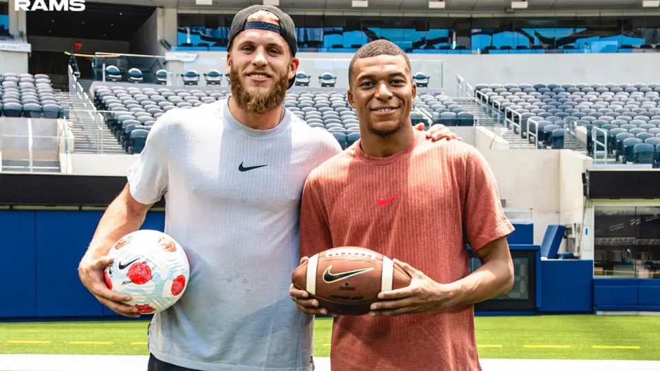 Mbappé: Pateó goles de campo junto a Cooper Kupp en el SoFi Stadium