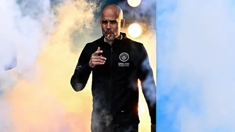 Pep Guardiola: Se tomó foto celebrando el título de la Premier con un puro