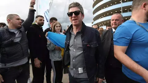 Gallagher recibió un cabezazo del padre de Rúben Dias en las celebraciones del Manchester City