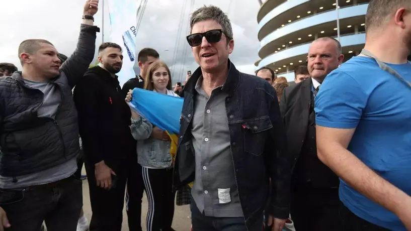 Gallagher recibió un cabezazo del padre de Rúben Dias en las celebraciones del Manchester City
