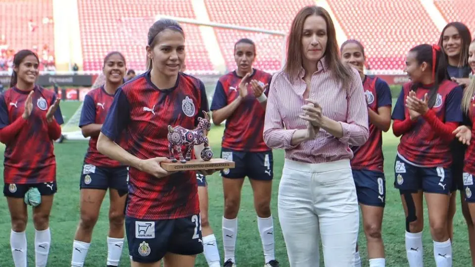 Chivas Femenil: Alicia Cervantes fue reconocida por la directiva tras lograr bicampeonato de goleo