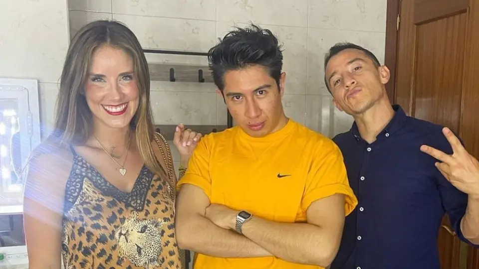 Andrés Guardado y su esposa convivieron con Daniel Sosa, comediante mexicano