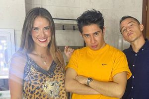 Andrés Guardado y su esposa convivieron con Daniel Sosa, comediante mexicano