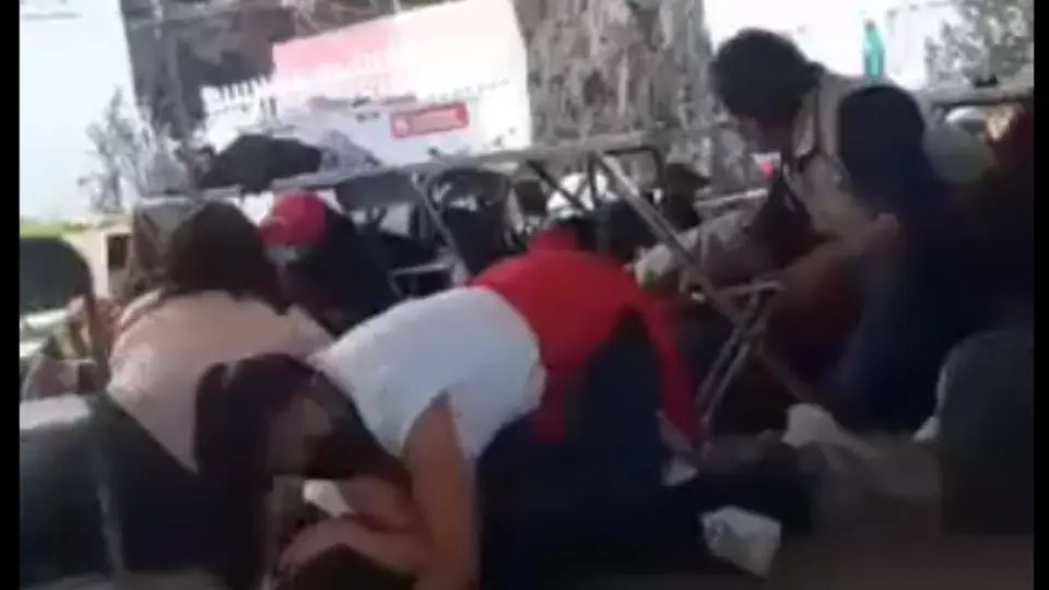 Covid-19: Reportan dos menores heridos en balacera en Centro de Vacunación en Puebla