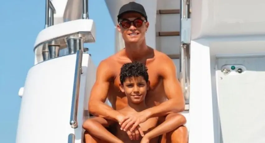 CR7 salió en defensa de su hijo: 'Se pone lo que quiera, no lo que ustedes quieran'