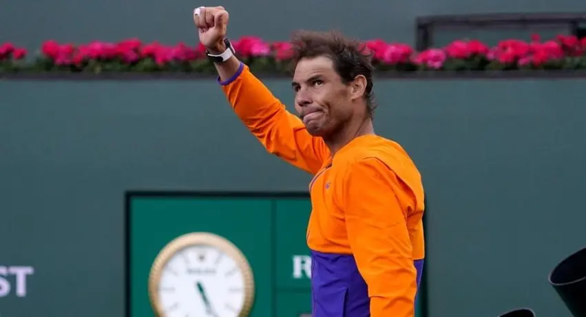 Nadal confesó sentir molestias en la Final de Indian Wells: 'Fue como si tuviera una aguja dentro'