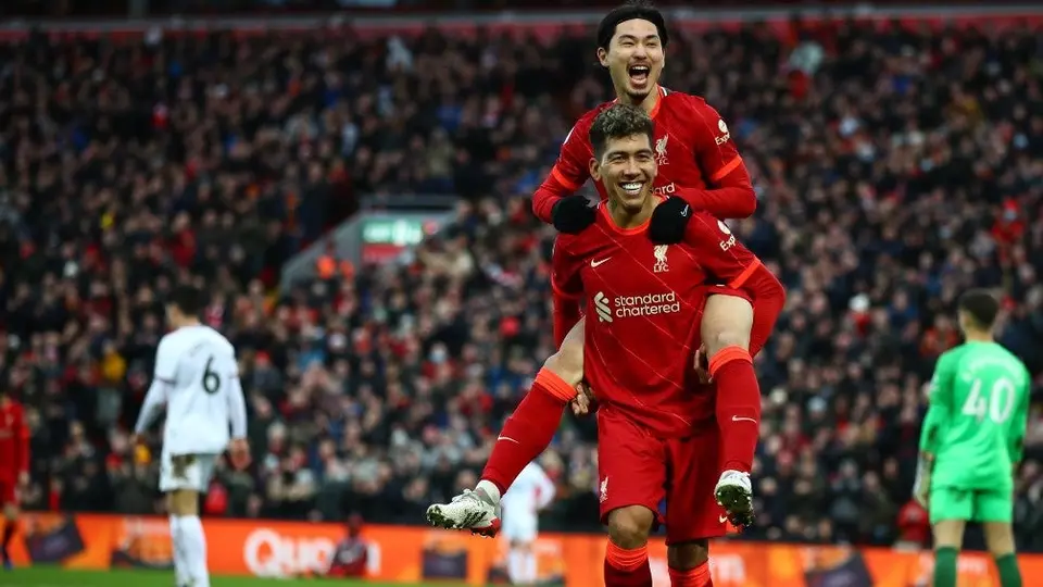 Premier League: Liverpool goleó al Brentford y 'descansa' en el segundo puesto