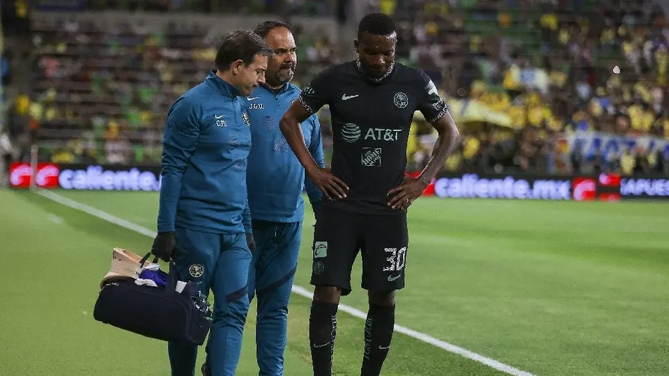 América: Existe preocupación por Juan Otero tras sufrir lesión ante Monterrey