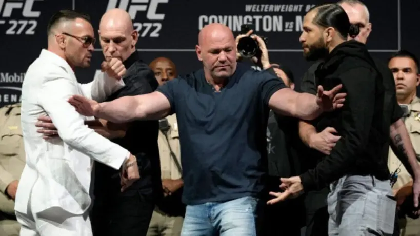 Masvidal y Covington se reencontraron y protagonizaron escandalo en las calles de Miami