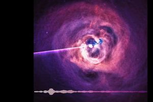 La NASA compartió el sonido de un agujero negro ubicado en el cúmulo de Perseo
