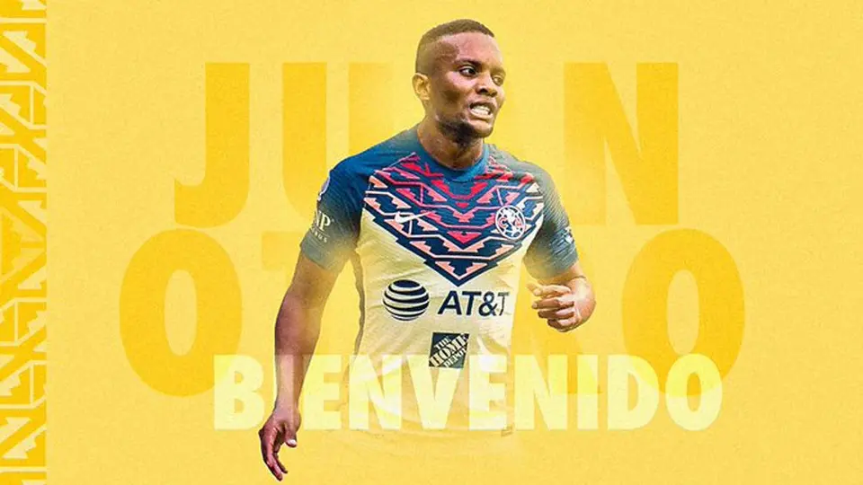 América: Juan Otero, oficialmente nuevo jugador de las Águilas