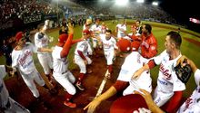 Diablos Rojos: Barrió serie ante Saraperos con cuadrangular del Haper Gamboa