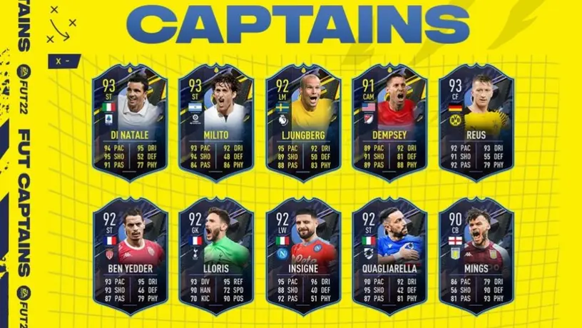 FIFA 22: Revelado el primer equipo de Capitanes FUT