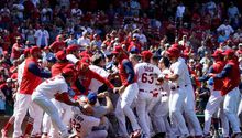 MLB: Cardinals y Mets protagonizaron altercado en el Busch Stadium