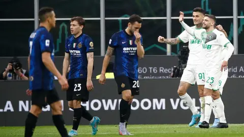 Serie A: Sassuolo sorprendió y venció en calidad de visitante al Inter de Milán