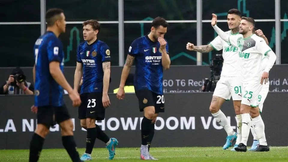 Serie A: Sassuolo sorprendió y venció en calidad de visitante al Inter de Milán