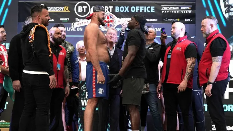 Tyson Fury lució más ligero en pesaje previo a pelea vs Dillian Whyte