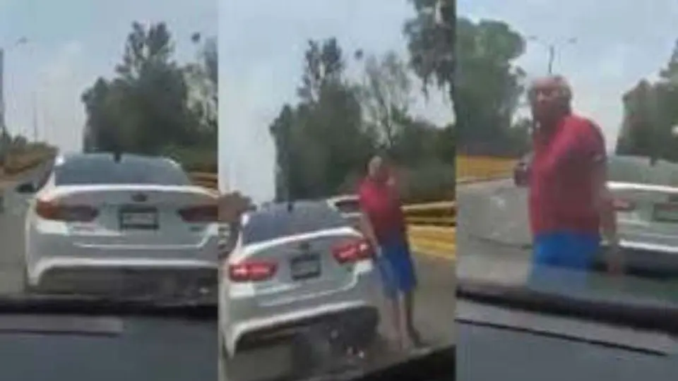 VIDEO: Hombre bajó de vehículo y agredió a familia en calles de la CDMX