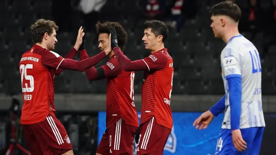 Bundesliga: Bayern Munich goleó al Hertha Berlín y es líder en la tabla