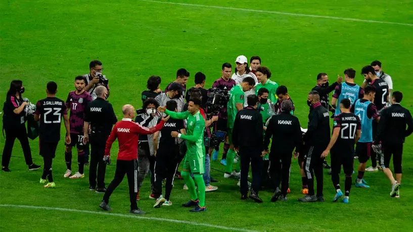 Selección Mexicana: Jugadores del Tri festejaron con sus familias boleto a Qatar 2022