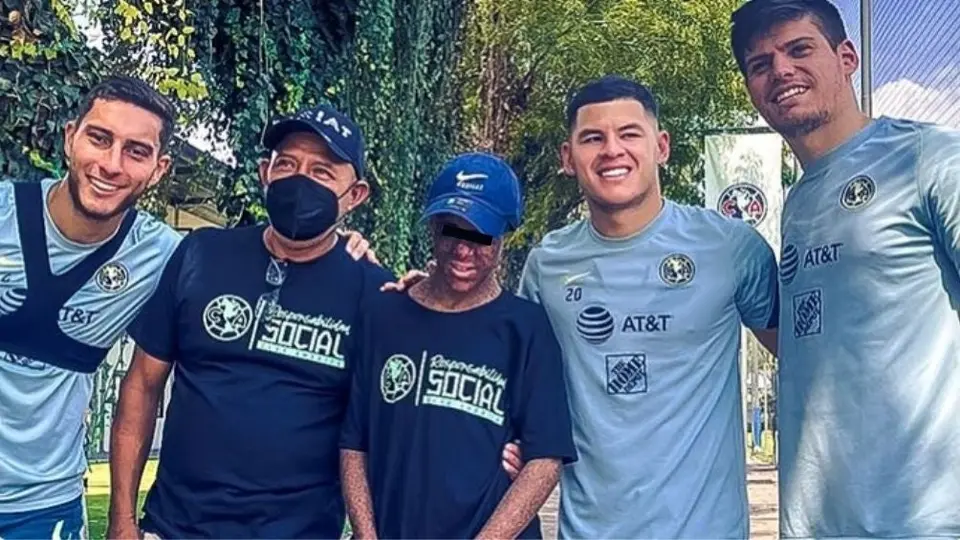 América cumplió el sueño de pequeño aficionado de las Águilas