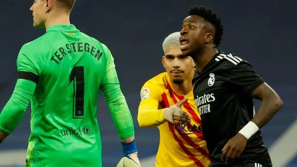 Eric García se burló de Vinicius Jr. durante el Clásico: 'Tú, el año que viene Balón de Oro'
