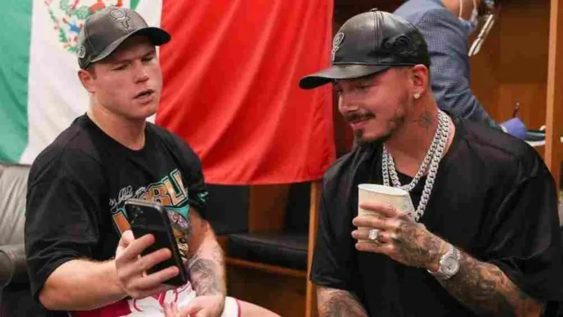 Canelo a J Balvin durante fiesta: "Cab... yo soy tu hermano, no un fanático"