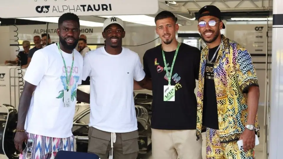 GP de España: Jugadores del Barcelona, invitados de lujo en el circuito de Montmeló