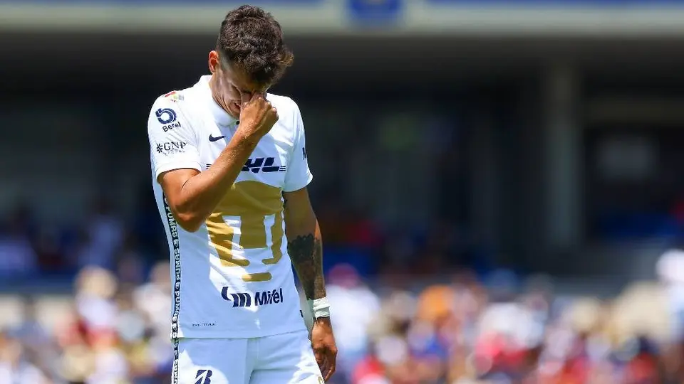 Pumas: Juan Ignacio Dinenno, baja para el partido contra Chivas