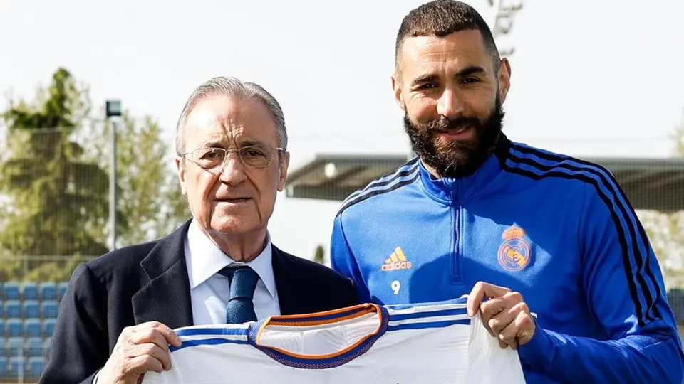 Florentino Pérez: 'Nadie puede dudar que el Balón de Oro de este año es para Benzema'