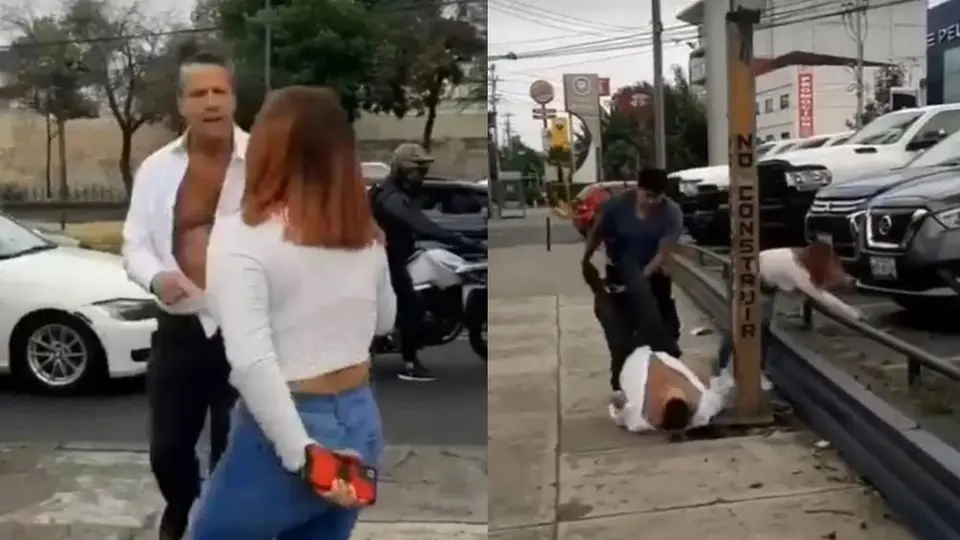 Alfredo Adame: Captan pelea del conductor en calles de la Ciudad de México