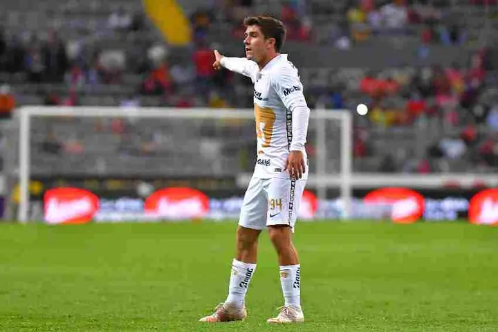 Santiago Trigos debutó con los Pumas ante Atlas