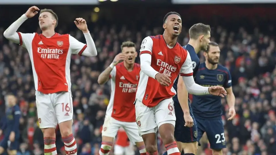 Premier League: Arsenal empató sin goles en contra del Burnley