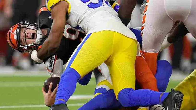 NFL: Joe Burrow, quarterback con más capturas en la historia del Super Bowl