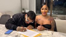 Anuel AA y Yailin La Más Viral anunciaron en redes sociales que se casaron