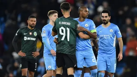 Champions League: Manchester City avanzó a Cuartos de Final tras empatar con el Sporting