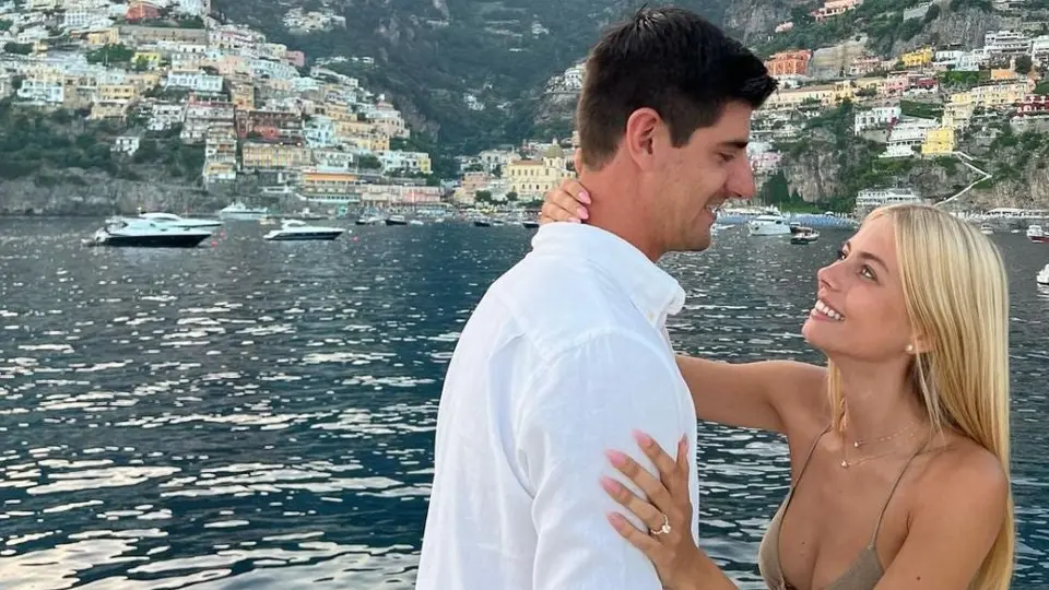 Courtois: Pidió matrimonio a su novia después de ganar la Champions con Real Madrid