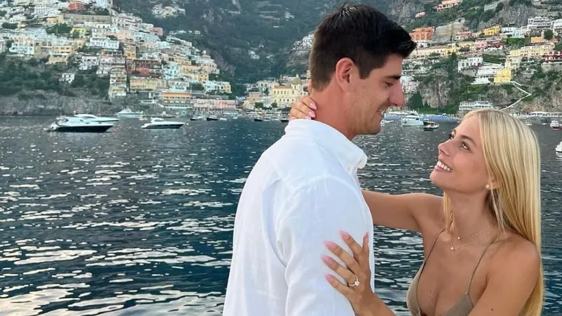 Courtois: Pidió matrimonio a su novia después de ganar la Champions con Real Madrid