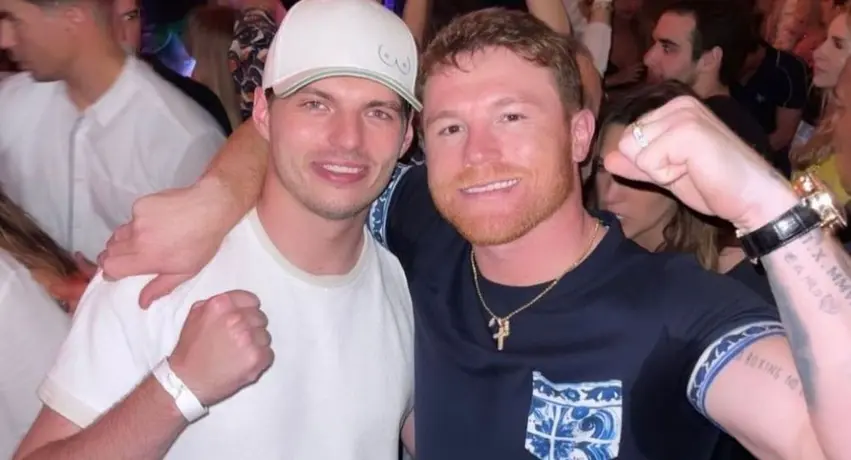 Canelo Álvarez y Max Verstappen celebraron fiesta en Miami a la 'mexicana'