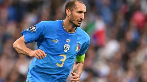 Chiellini se despidió de la Selección Italiana con decepción tras perder la Finalissima ante Argentina