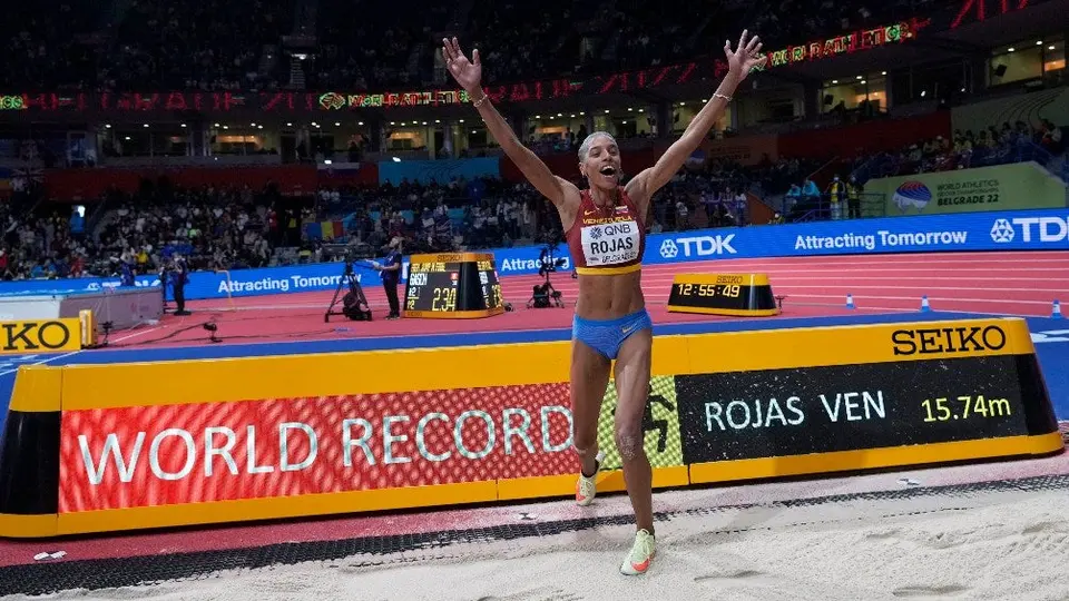 Yulimar Rojas: Tricampeona del mundo en triple salto; rompió su propio récord