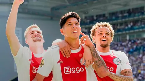 Edson Álvarez marcó tercer gol en fila en empate del Ajax ante el Vitesse