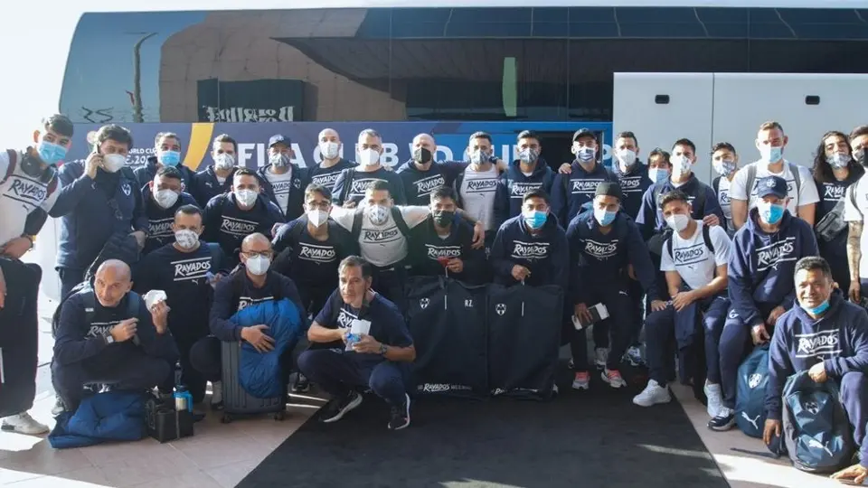 Rayados: Monterrey llegó a Abu Dabi para disputar su quinto Mundial de Clubes