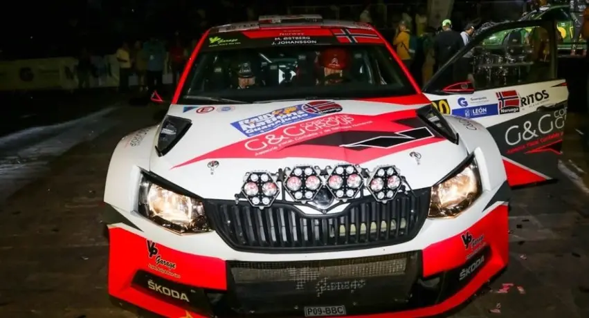 Rally de las Naciones: Østberg y Johannson tomaron la delantera tras marcar el mejor tiempo