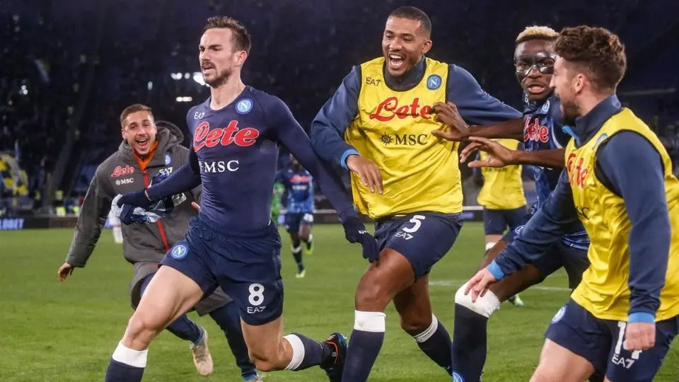 Napoli: Se impuso a la Lazio con gol de último minuto de Fabián Ruiz