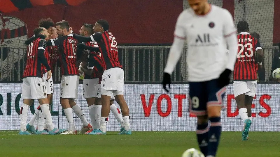 Ligue 1: París Saint Germain cayó ante Niza por gol de Andy Delort en los últimos minutos